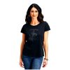 Stetson Western Shirt Womens S/S Vintage M Black 11-039-0562-0819 BL Stetson ‎womens Tops, Tees & Blouses