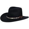 Stetson Hats & Caps ‎mens Ashley Hat, Black, S