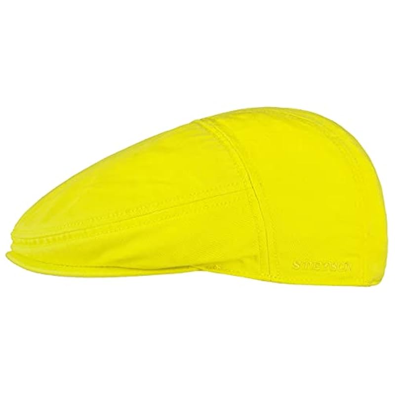 Stetson Paradise Cotton Flat Cap Men | Neon Yellow ‎mens Hats & Caps Stetson
