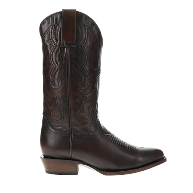 Stetson Stetson Mens Carlisle Embroidered Round Toe Casual Boots Mid Calf - Brown - Size 7 D ‎mens Boots