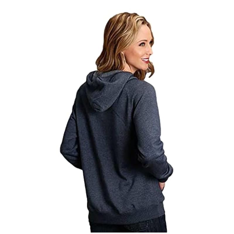 Stetson Western Sweatshirt Womens Rib Knit XS Blue 11-098-0562-7091 BU Stetson ‎womens Fashion Hoodies & Sweatshirts