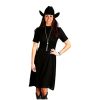 Stetson Western Dress Womens S/S Twill Zip 8 Black 11-057-0592-0104 BL ‎womens Dresses Stetson