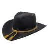 Stetson Men's Fort Crushable Wool Leather Hatband Cowboy Hat 7 3/8 Stetson Hats & Caps