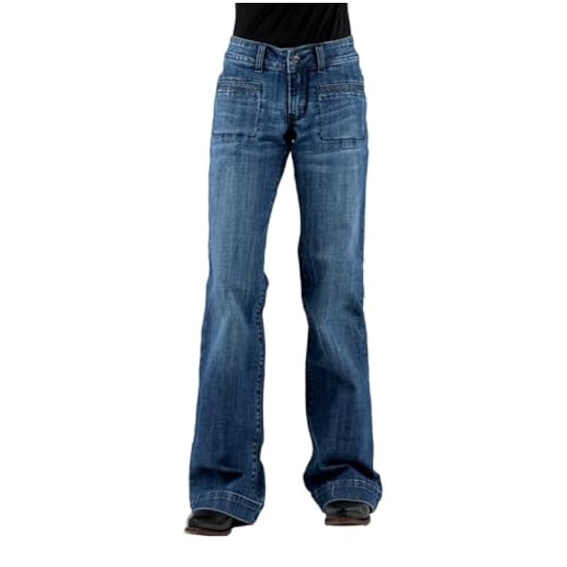 Stetson Jeans ‎womens Stetson Western Jeans Womens Low Rise 10 Long Blue 11-054-0214-0815 BU