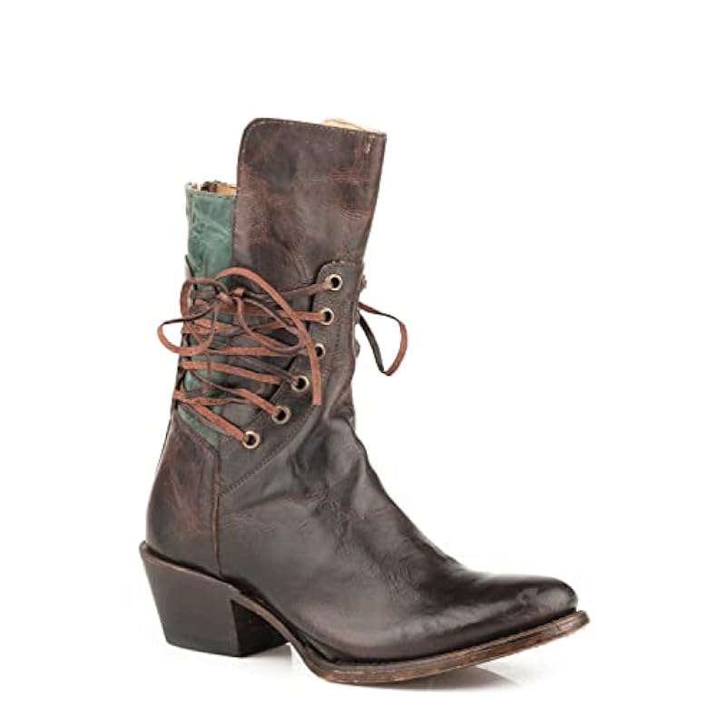 Stetson Womens Brown Leather Emory 10In Goat Ankle Boots 9.5 Stetson ‎womens Boots