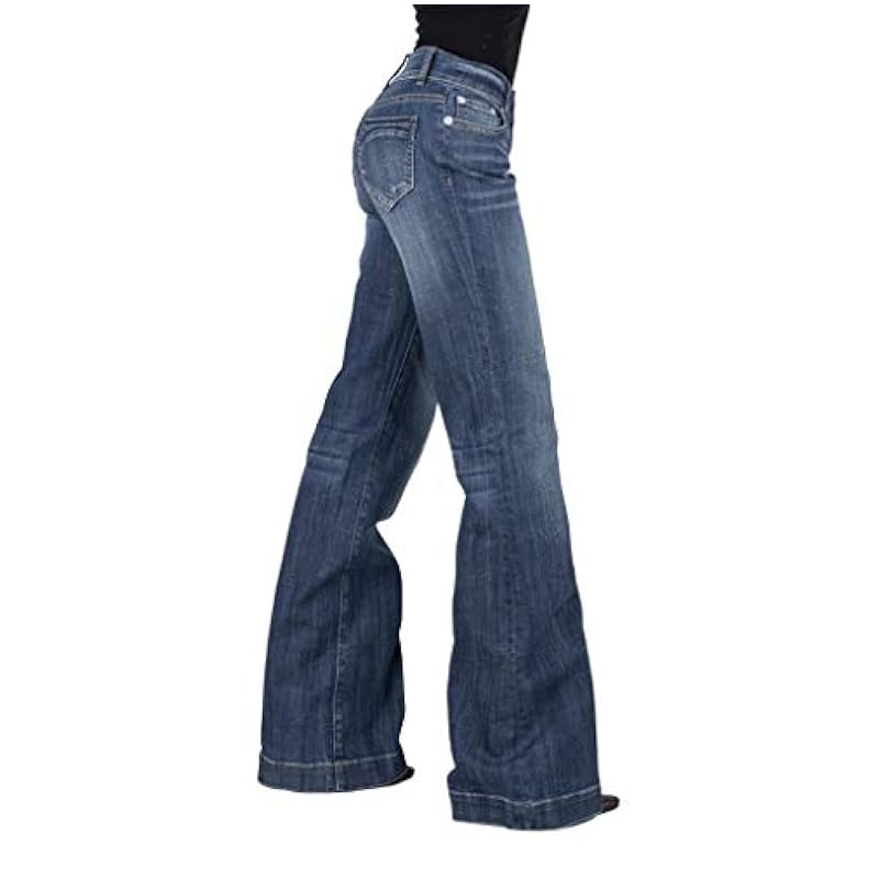 ‎womens Jeans Stetson Stetson Women's 214 Trouser Jeans Blue 12 REG