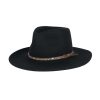 ‎mens Hats & Caps Stetson Stetson SWMTSK-8132 Mountain Sky Hat Black
