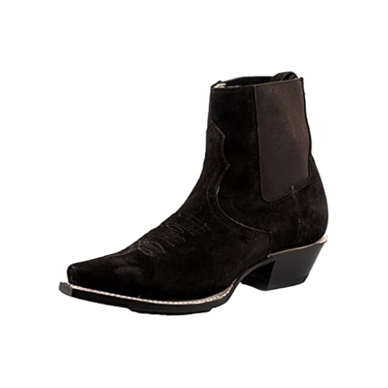 Stetson Boots ‎womens Stetson Women's Everly Western Booties Snip Toe - 12-021-5105-1243 BR 8 M US Brown