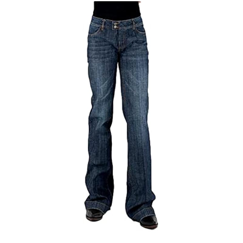 Stetson Jeans ‎womens Stetson Western Jeans Womens Sanded 8 Reg Blue 11-054-0214-0810 BU