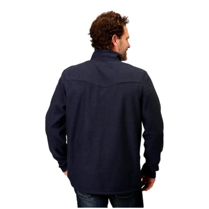 Stetson Western Sweater Mens Polyester Knit M Navy 11-014-0120-6076 BU Stetson ‎men Sweaters