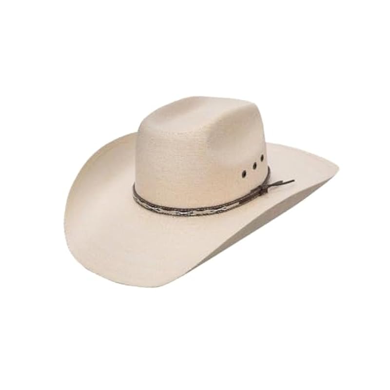 Stetson Stetson SSSQRE-7940 Square Eyelets Reg Oval Hat Natural ‎mens Hats & Caps