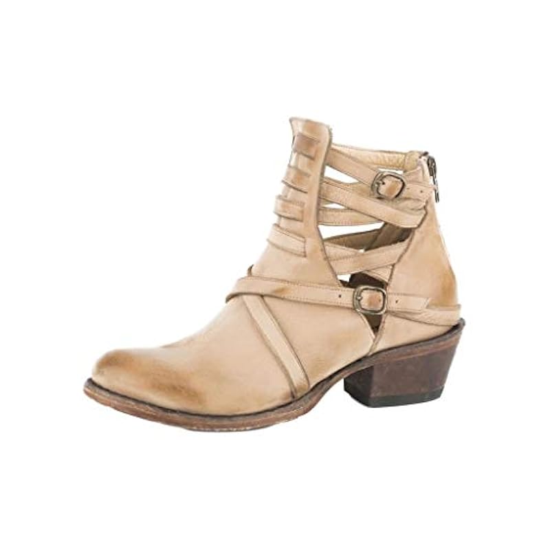 Stetson Women's Mercy Western Booties Round Toe - 12-021-5109-1126 Br Brown Stetson ‎womens Boots