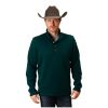 Stetson Stetson Green Knit Pullover - Men Sweater Medium Sweaters