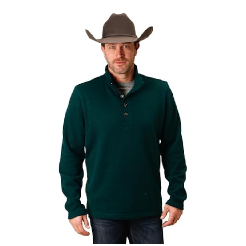 Stetson Stetson Green Knit Pullover - Men Sweater Medium Sweaters