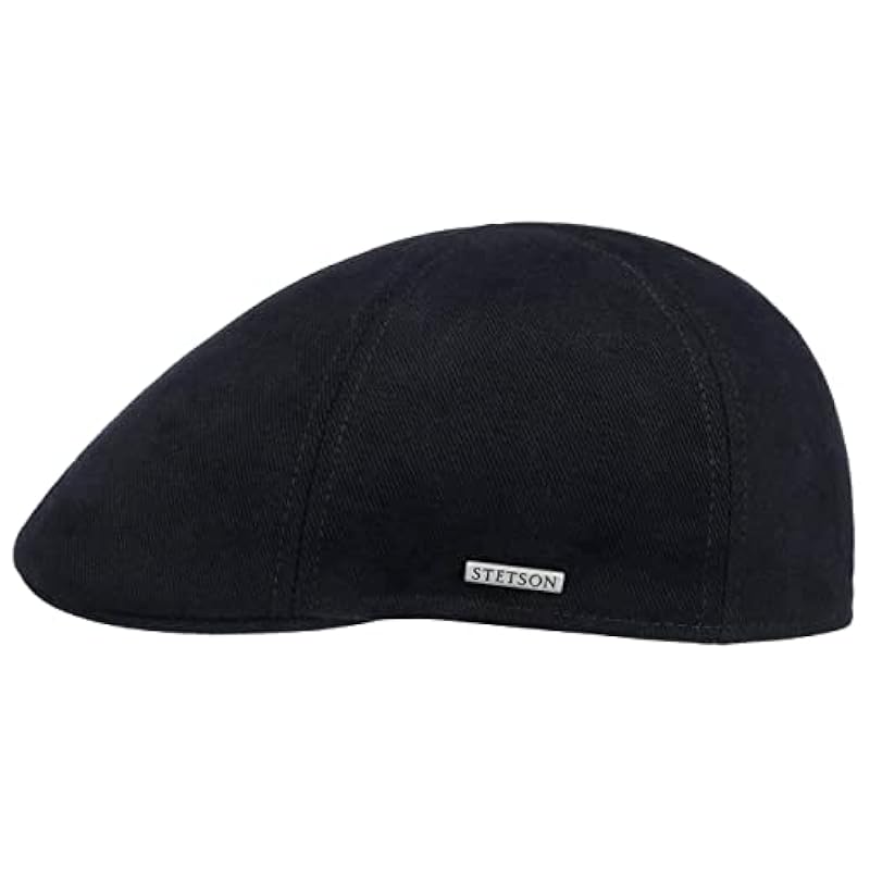 Stetson Texas Classic Soft Cotton Flat Cap Men - Made in The EU Navy ‎mens Hats & Caps Stetson