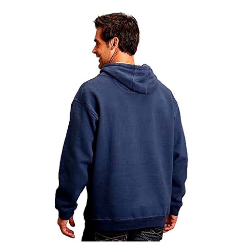 ‎mens Active Stetson Stetson Western Sweatshirt Mens Drawstring XL Navy 11-097-0562-0911 BU