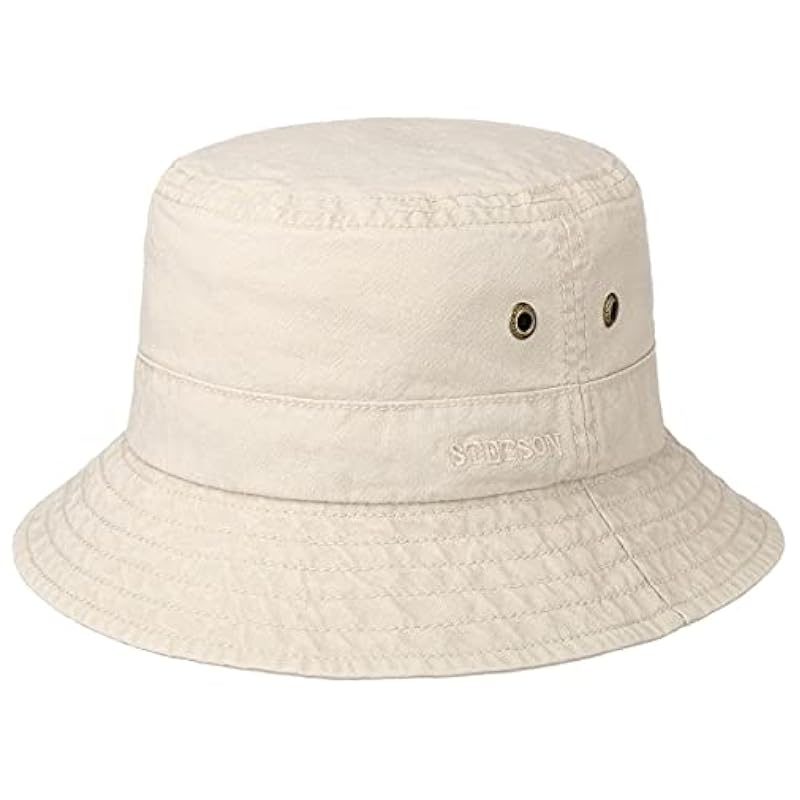 Stetson Delave Cotton Hat Women/Men | Beige Stetson ‎mens Accessories
