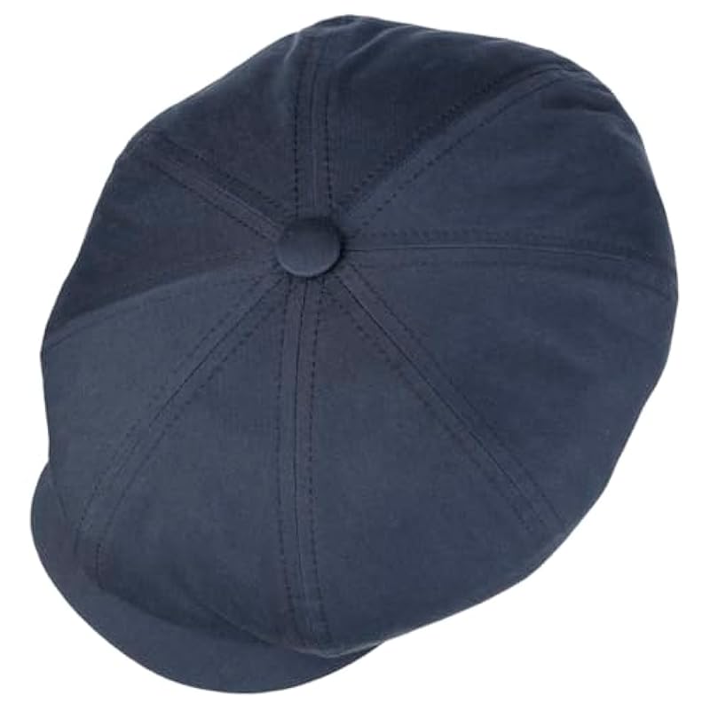‎mens Hats & Caps Stetson Stetson Hatteras Hertford Flat Cap Men - Made in The EU Navy
