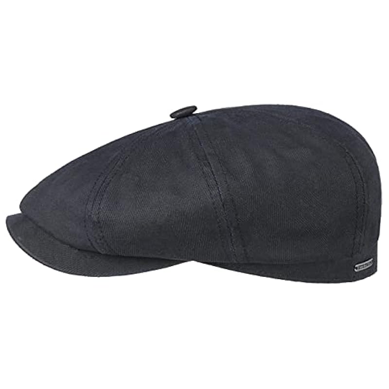 Stetson Hats & Caps ‎mens Stetson Hatteras Cotton-Mix Flat Cap Men Navy 7 5/8
