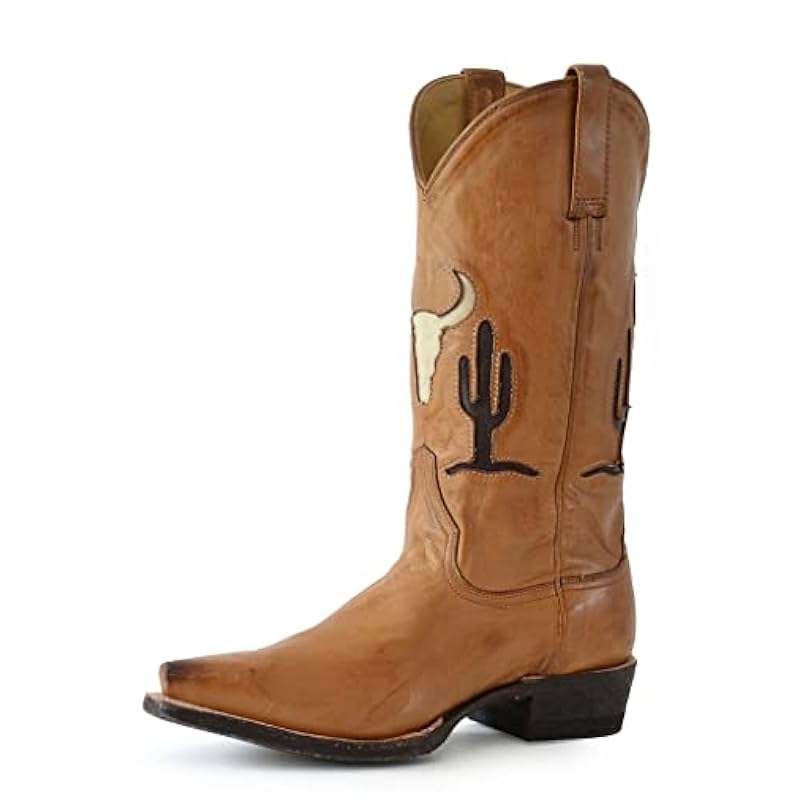 Stetson Boots ‎womens Stetson Women's Tuscon Western Boot Snip Toe Brown 9 1/2 M US
