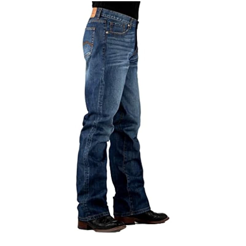 Stetson Western Jeans Mens Modern 36 x 34 Blue 11-004-1312-4096 BU Stetson ‎mens Jeans