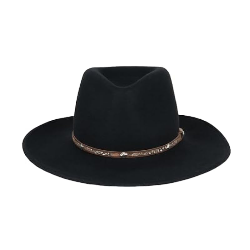 ‎mens Hats & Caps Stetson Stetson SWMTSK-8132 Mountain Sky Hat Black