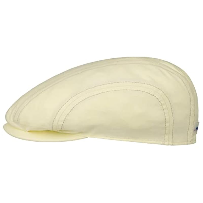Stetson Organic Cotton Sustainable Flat Cap Women/Men - Made in The EU Pastel Yel ‎womens Hats & Caps Stetson