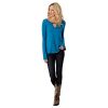 Stetson Stetson Womens Turquoise Rayon Blend V-Neck L/S T-Shirt L ‎womens Tops, Tees & Blouses