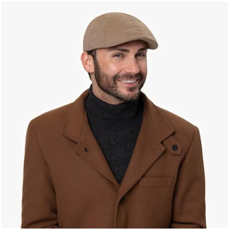 Stetson Texas Waxed Cotton WR Flat Cap Men - Blue ‎mens Hats & Caps Stetson