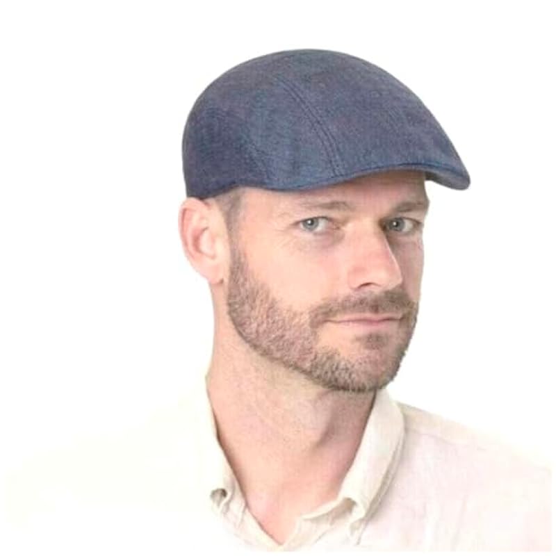 Stetson Madison Linen Flat Cap Women/Men - Plum ‎mens Hats & Caps Stetson
