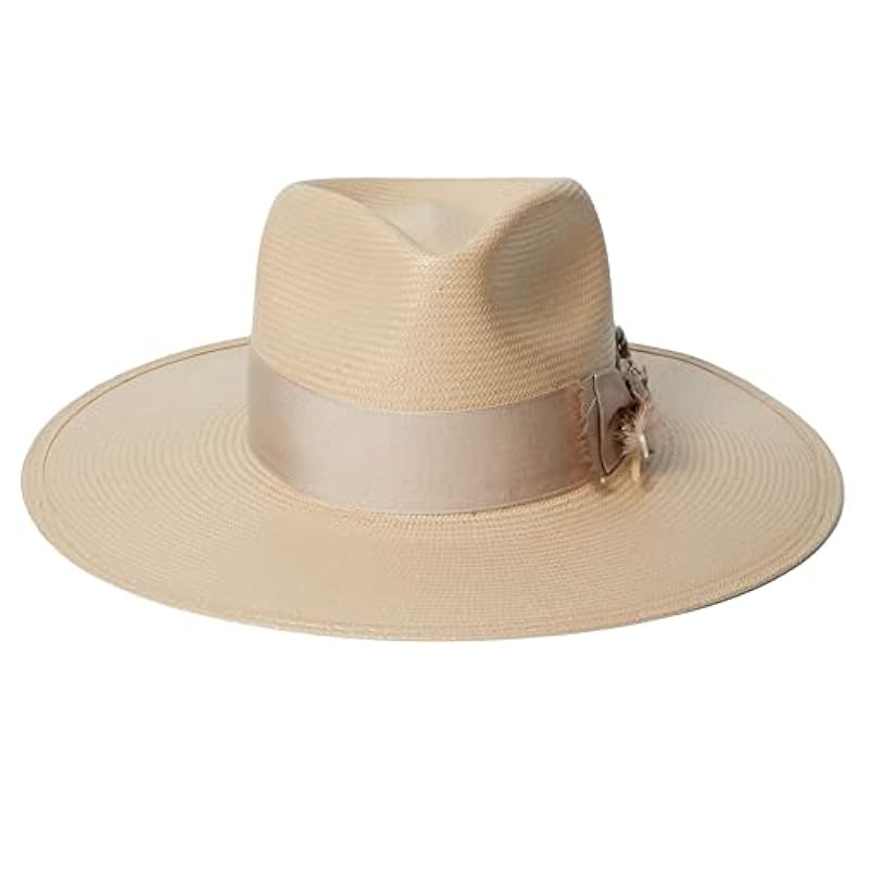 Hats & Caps Stetson Stetson Atacama Straw Fedora Hat Silverbelly