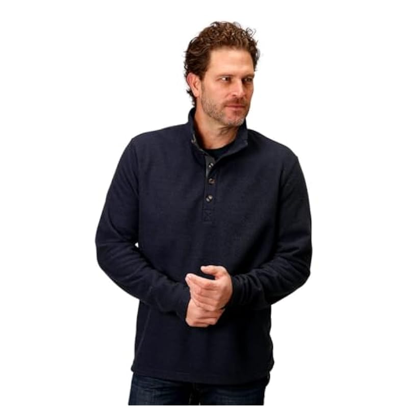 Stetson Stetson Western Sweater Mens Polyester Knit S Navy 11-014-0120-6076 BU ‎men Sweaters