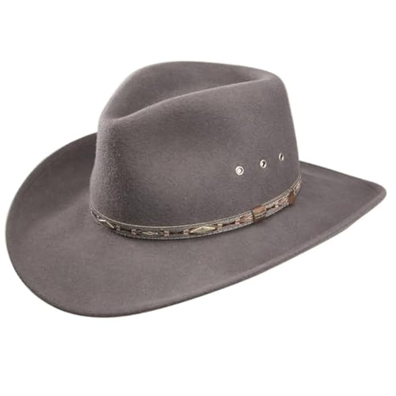 ‎mens Hats & Caps Stetson Stetson Elk Horn Eyelets Hat Stel
