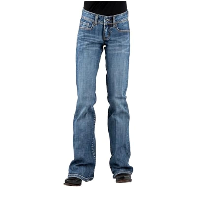 Stetson Western Jeans Womens Slim 2 X-Long Blue 11-054-0816-1324 BU, 25W x 36L ‎womens Jeans Stetson