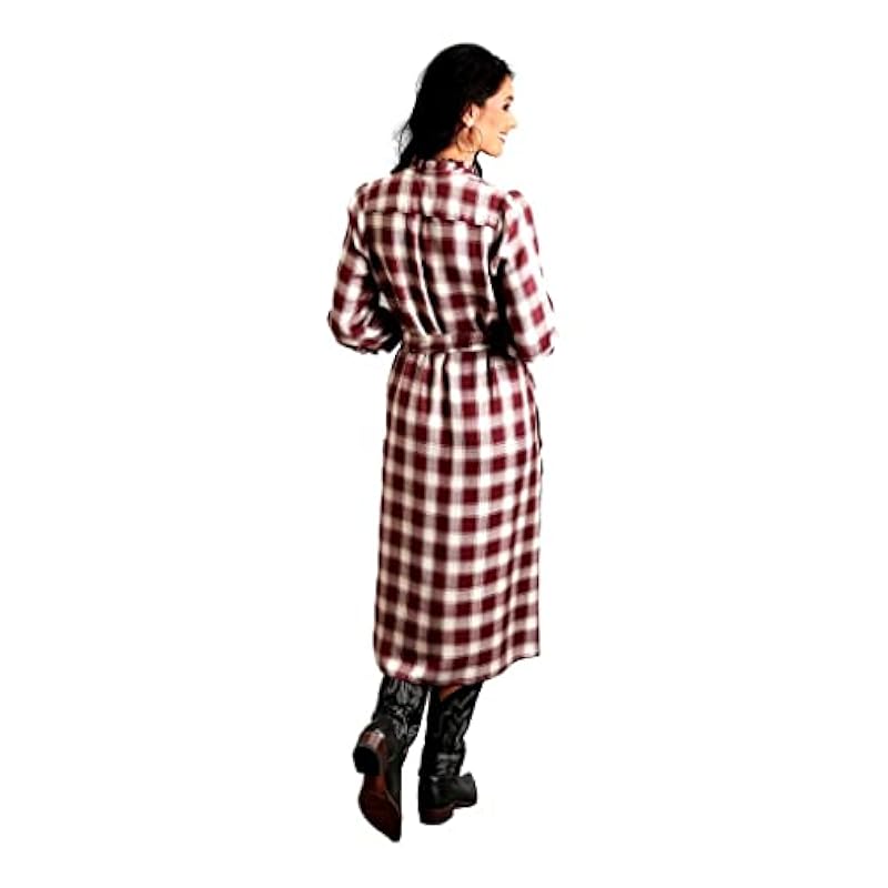 Stetson Western Dress Womens L/S Shirt XS Wine 11-057-0597-6025 WI ‎womens Tops, Tees & Blouses Stetson