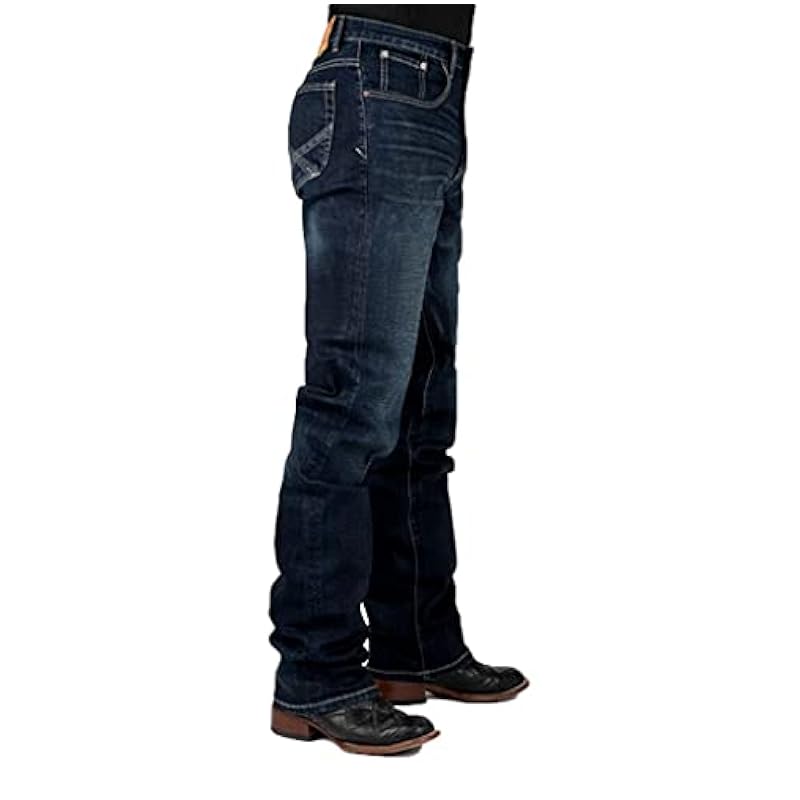 ‎mens Jeans Stetson Stetson Western Denim Jeans Mens 34 x 32 Blue 11-004-1521-2000 BU