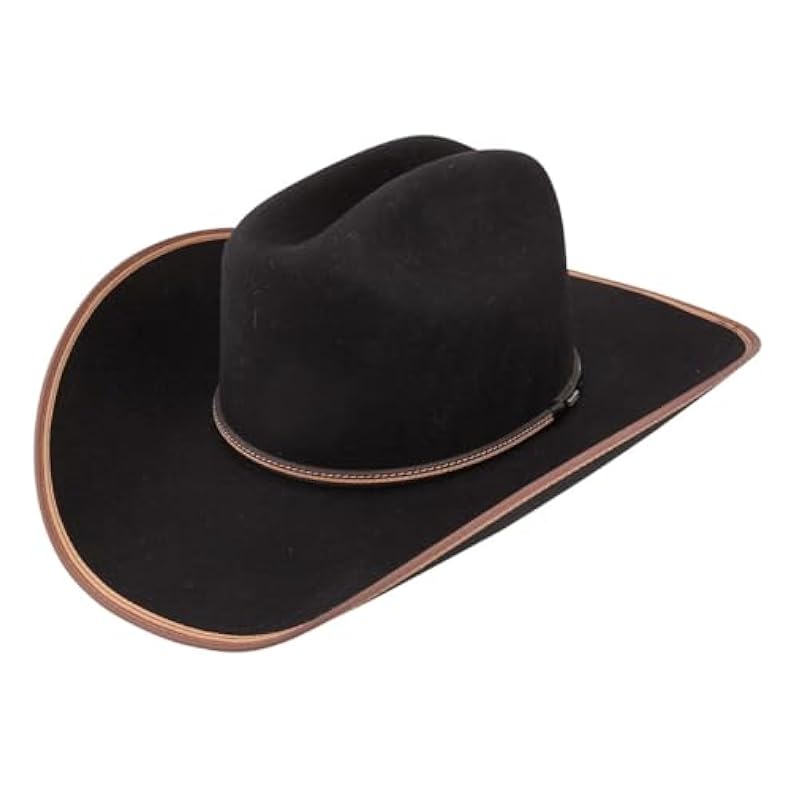 Stetson Stetson Foothills 3X Wool Felt Black Cowboy Hat 7 1/8 ‎mens Hats & Caps