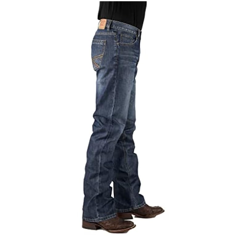 Stetson Western Jeans Mens Modern 30 x 36 Blue 11-004-1312-4095 BU ‎mens Jeans Stetson