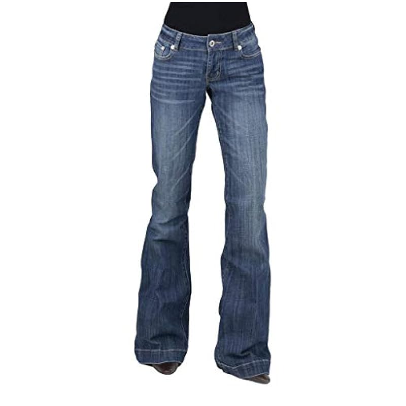 Stetson Women's 214 Trouser Jeans Blue 8 LNG Stetson ‎womens Jeans
