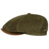 Stetson Hats & Caps ‎mens Stetson 6 Panel Cotton Structure Flat Cap Men - Olive