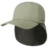 Stetson Hats & Caps ‎mens Stetson Nylon Sun Cap with Neck Protection Men Light Olive 6 3/4-6 7/8