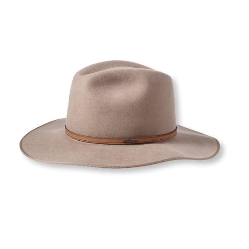 Spencer Crushable Wool Felt Aussie Hat Brown (Mus Stetson ‎mens Hats & Caps