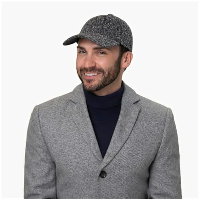 Stetson Classic Donegal Tweed Cap Women/Men - Blue Stetson Hats & Caps