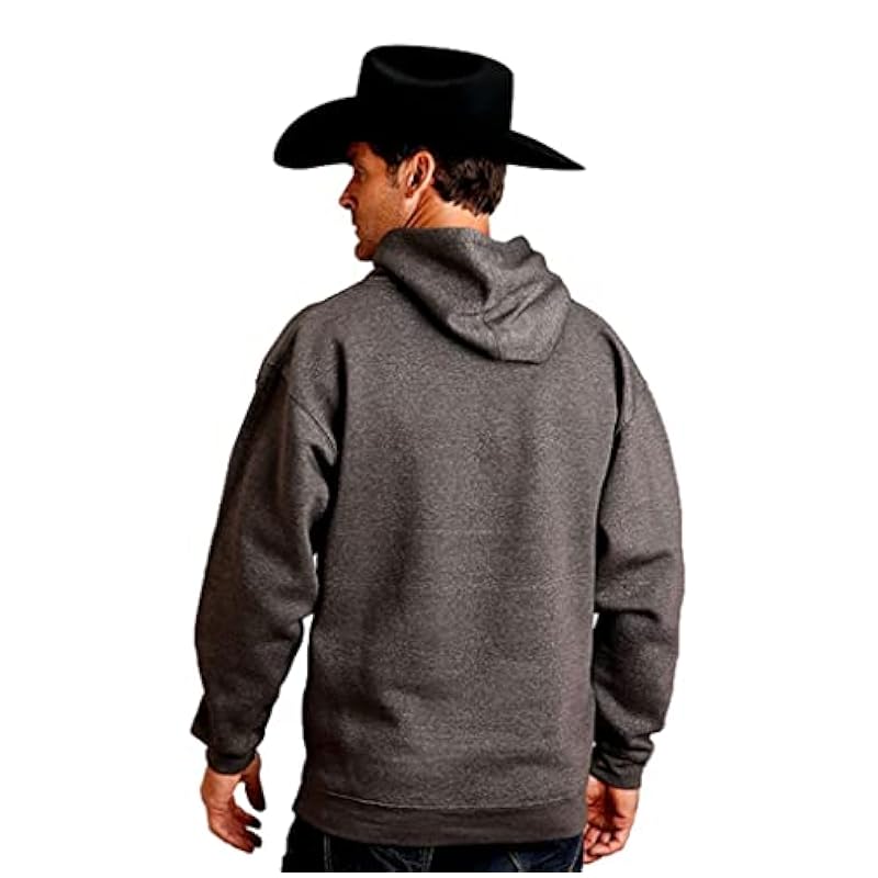 Stetson Active ‎men Stetson Western Sweatshirt Men Kangaroo S Gray 11-097-0562-0908 GY