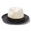Stetson Men's Fedoras Ivory/Black ‎mens Hats & Caps Stetson