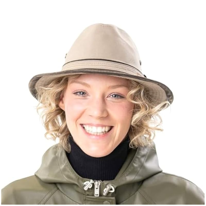 Stetson Ava Cotton Protective Sun Hat Women/Men - Beige ‎womens Hats & Caps Stetson