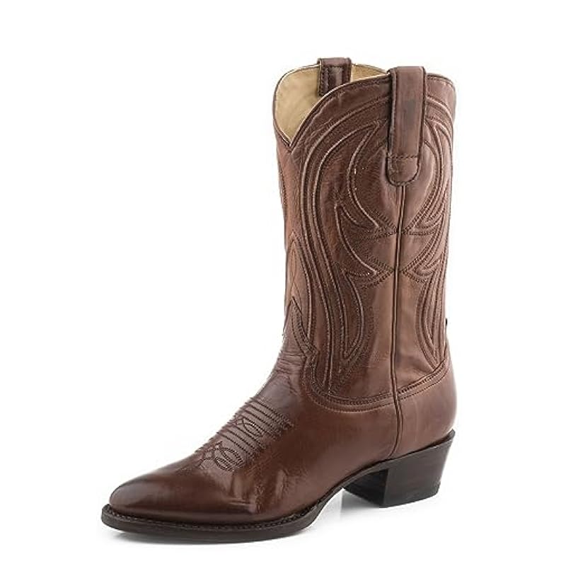 Stetson Women's Nora Western Boot Pointed Toe Brown 6 M US ‎womens Boots Stetson