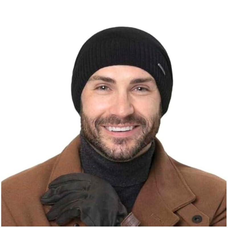 Stetson Stetson Twotone Goat Nappa Leather Gloves Men - Black Gloves & Mittens