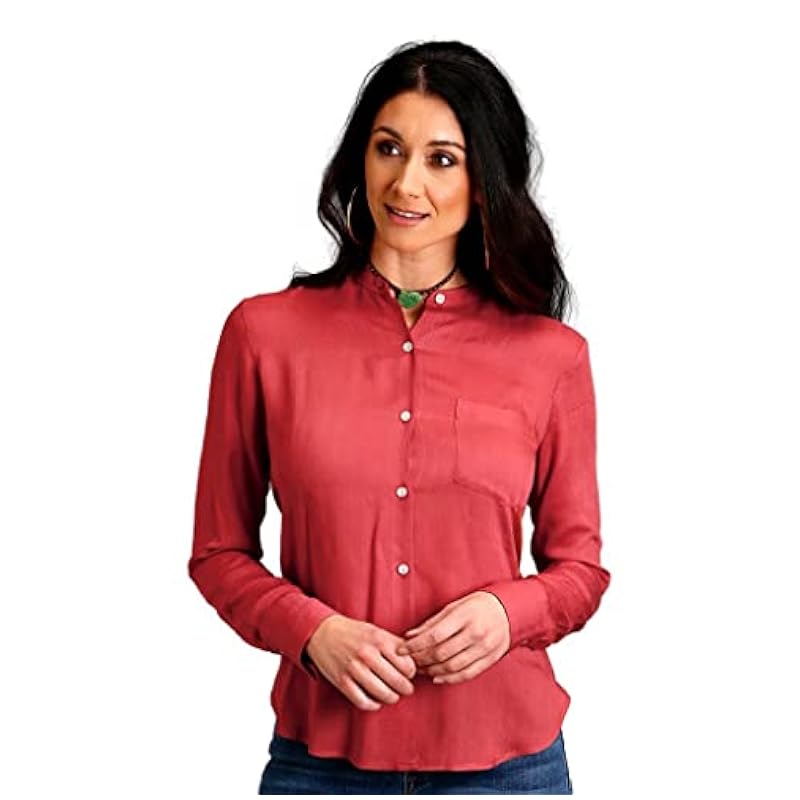 Stetson Stetson Western Shirt Women L/S Button XL Cinnamon 11-050-0565-6023 BR ‎womens Tops, Tees & Blouses
