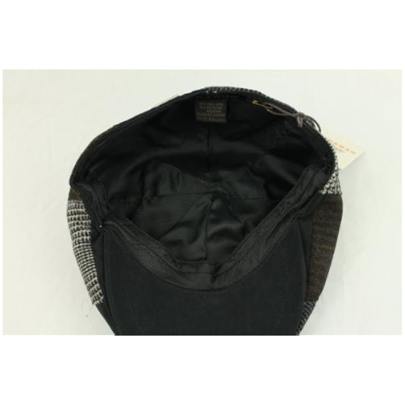 Stetson Men's Patch 8/4 Cap Black ‎mens Hats & Caps Stetson
